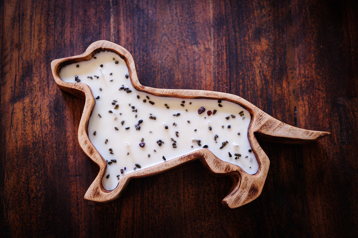 Dachshund Doughbowl Candle