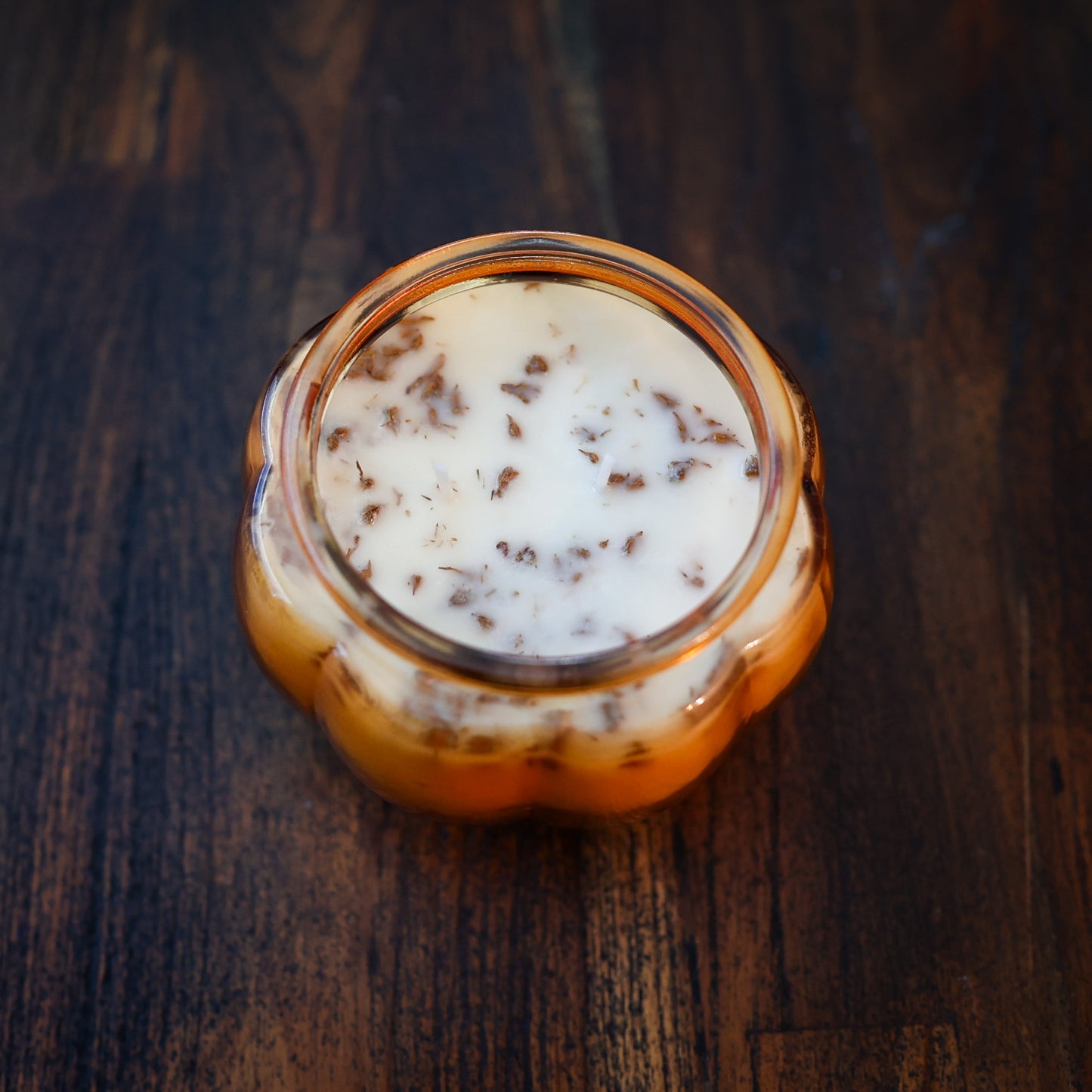 Glass Pumpkin Jar Candle – 17 oz