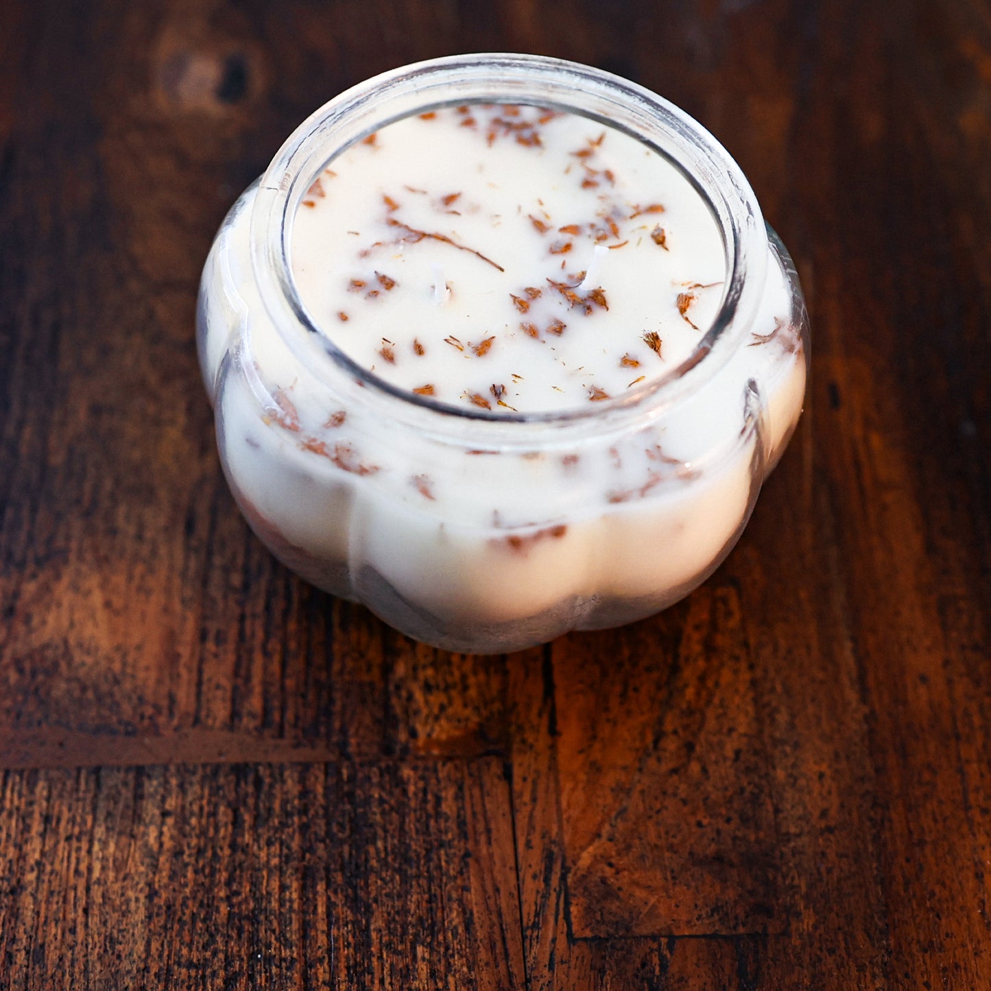 Glass Pumpkin Jar Candle – 17 oz