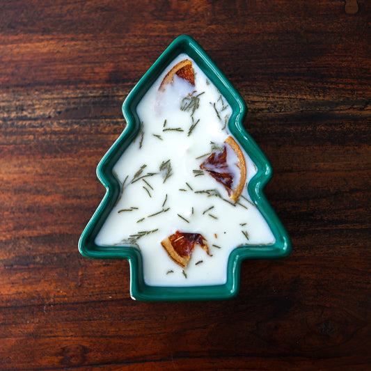 Evergreen Christmas Tree Candle