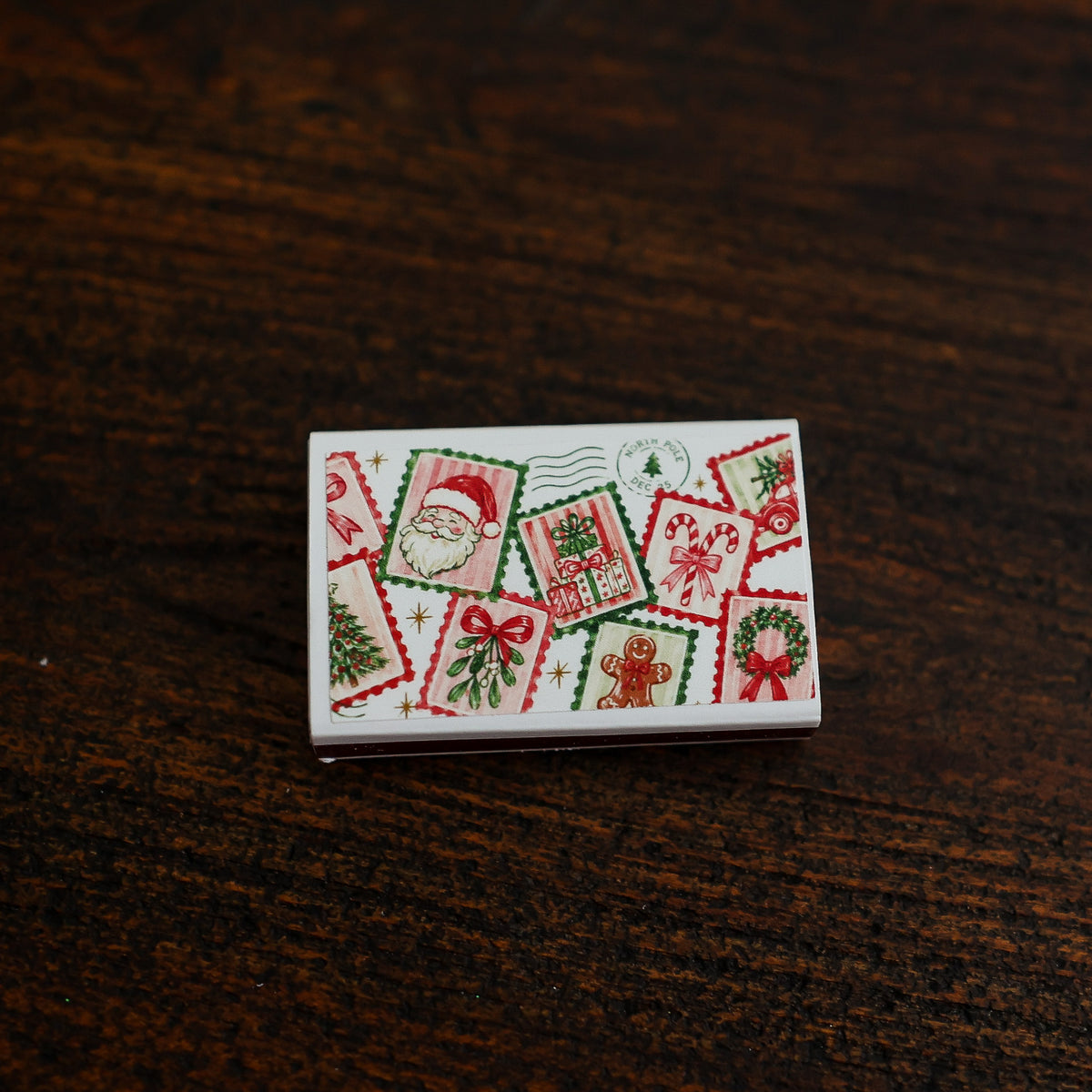 Christmas Stamps Matchbox