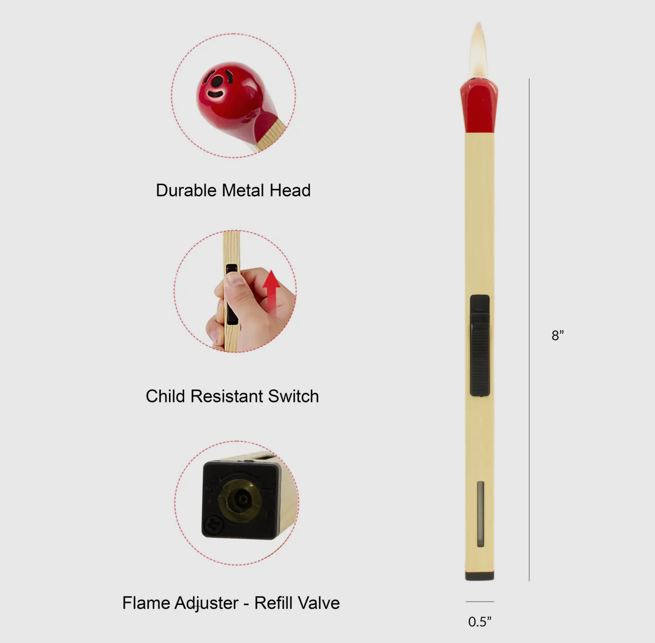 Trendy Matchstick Candle Lighter
