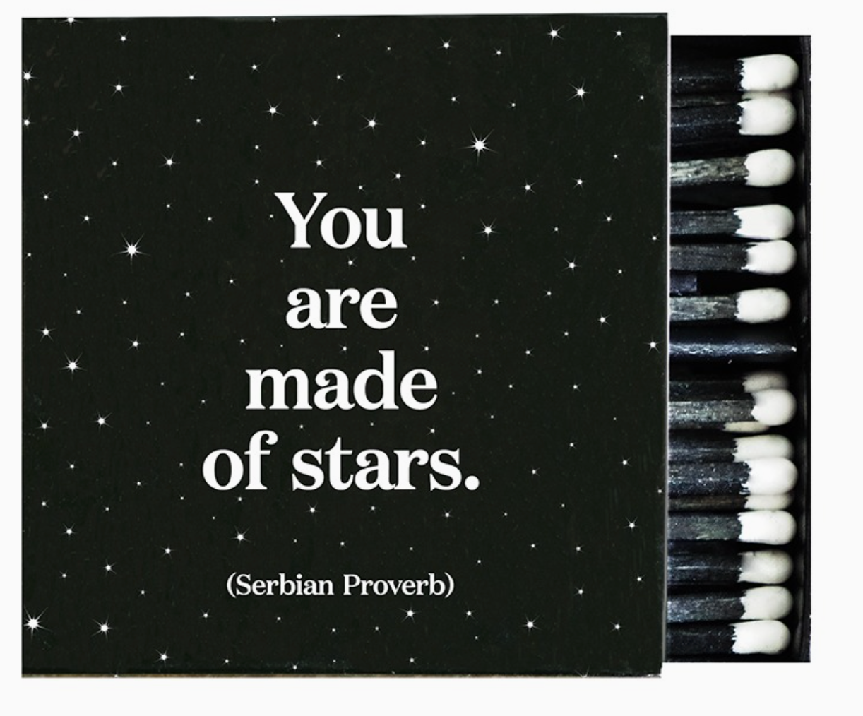 You Are Made of Stars Matchbox