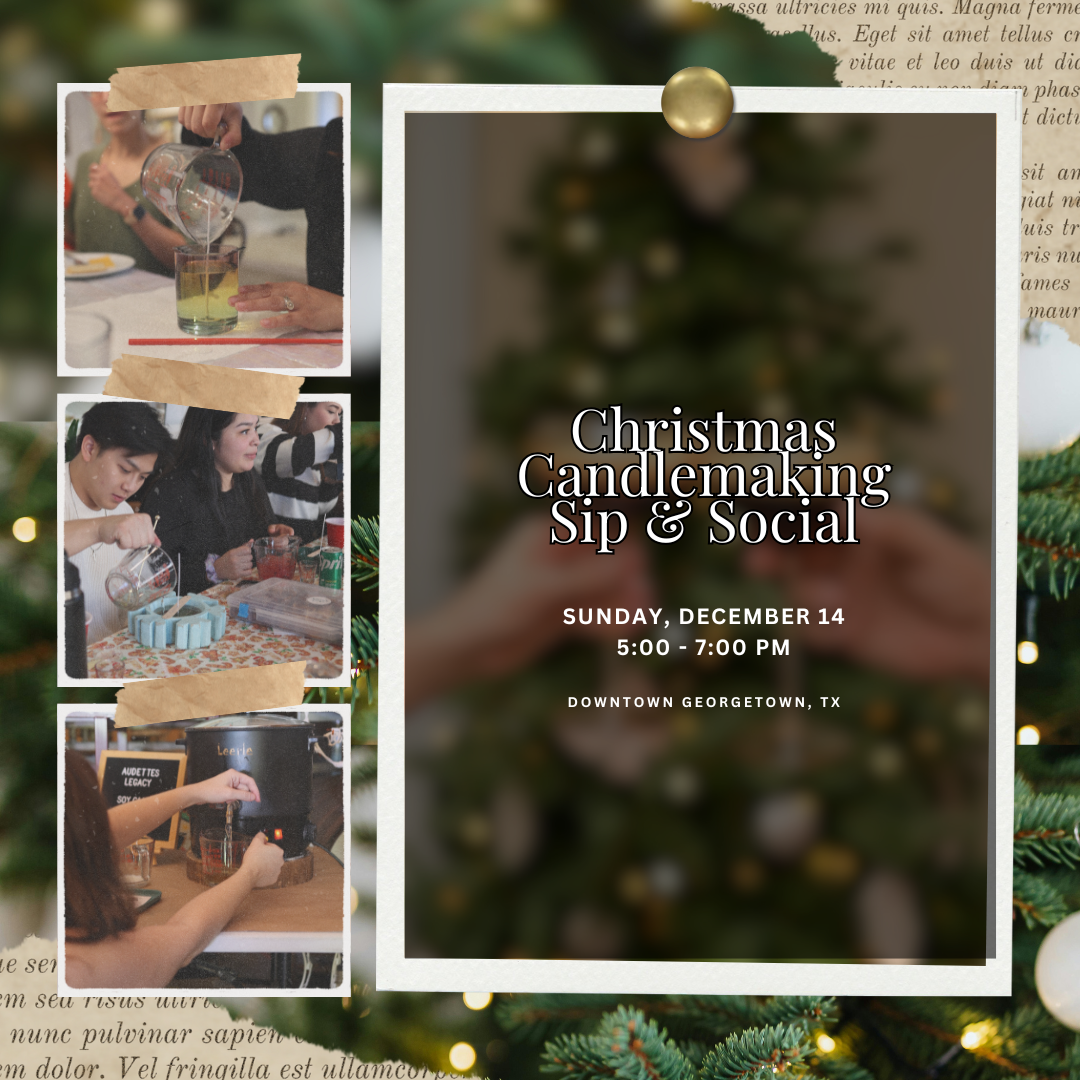 Christmas Candlemaking Sip & Social