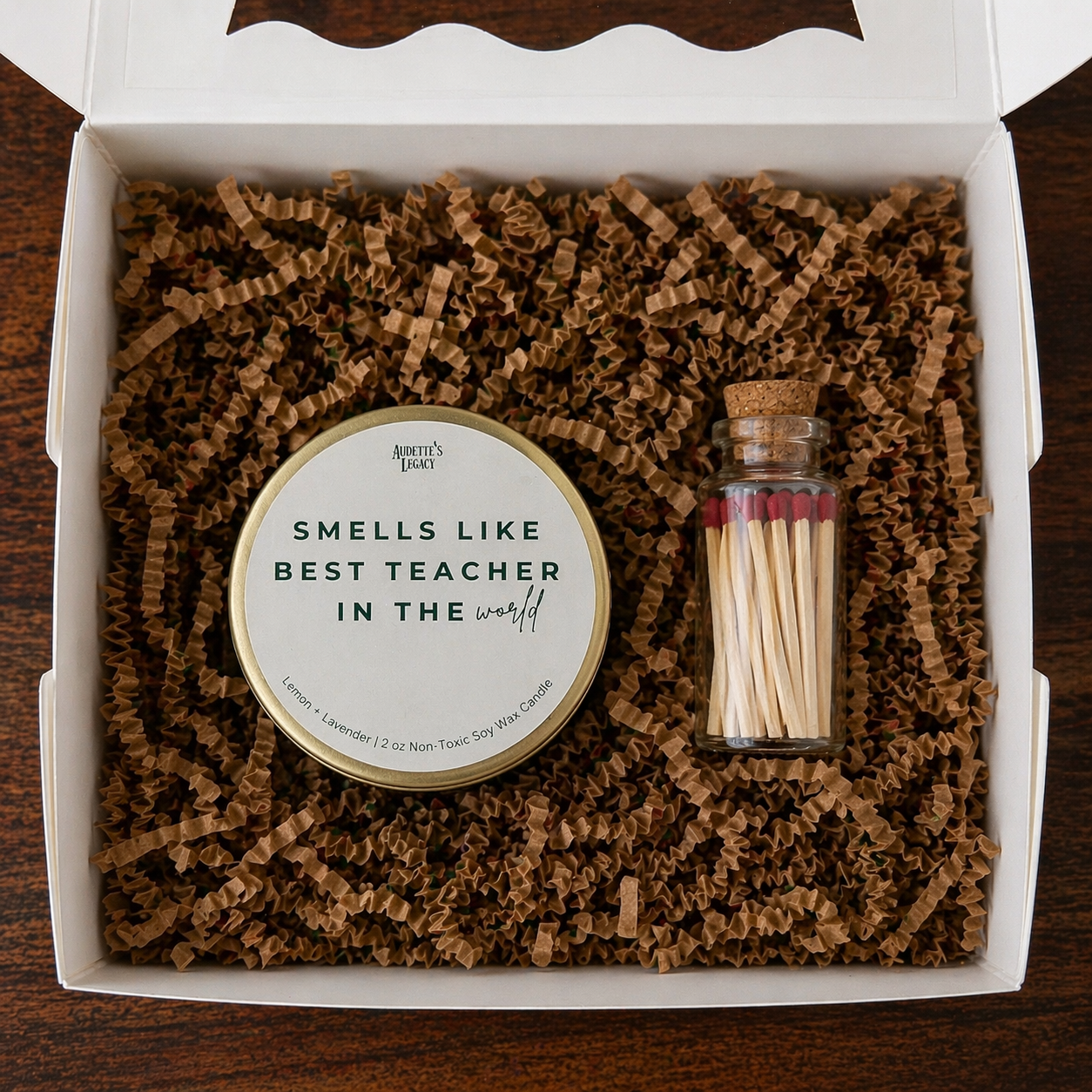 Best Teacher in the World Candle Gift Set