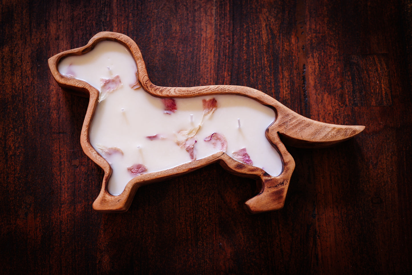 Dachshund Doughbowl Candle