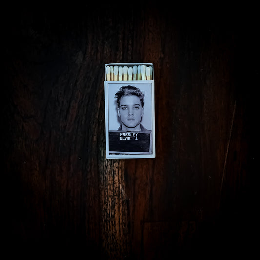 Elvis Presley Mugshot Matchbox – Decorative Matches
