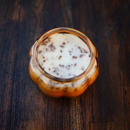Glass Pumpkin Jar Candle – 17 oz
