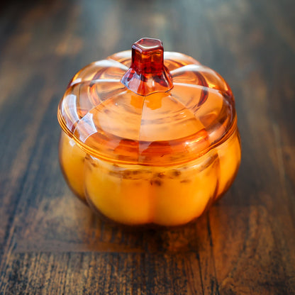 Glass Pumpkin Jar Candle – 17 oz