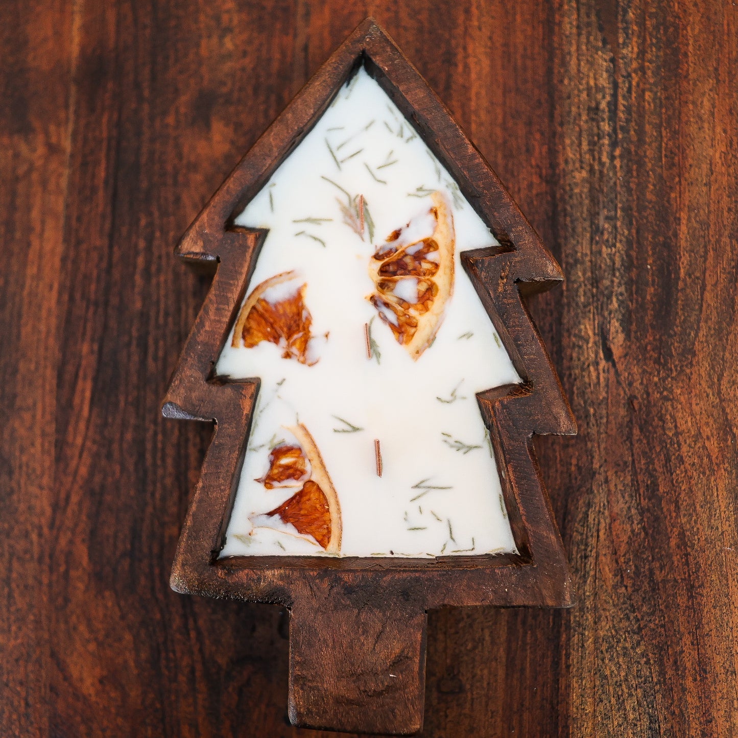 Christmas Tree Doughbowl Candle