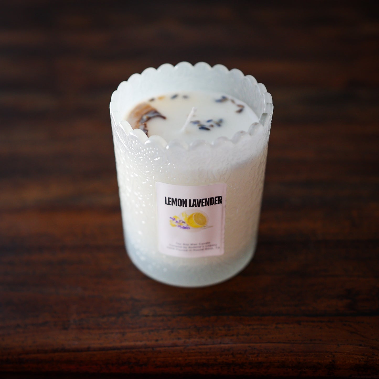 Embossed Signature Candle