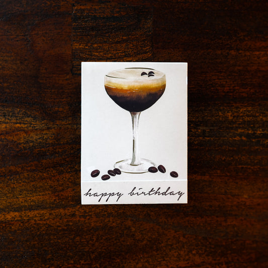 Espresso Martini Birthday Match Card®
