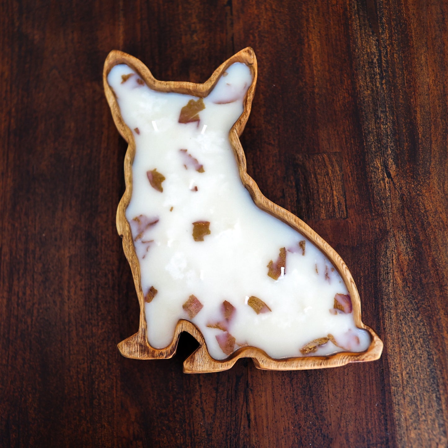 Corgi Doughbowl Candle