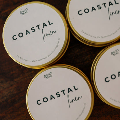 Coastal Linen Soy Candle
