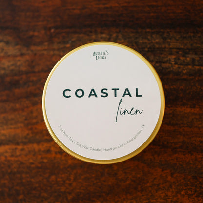 Coastal Linen Soy Candle