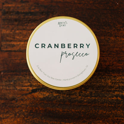 Cranberry Prosecco Soy Candle