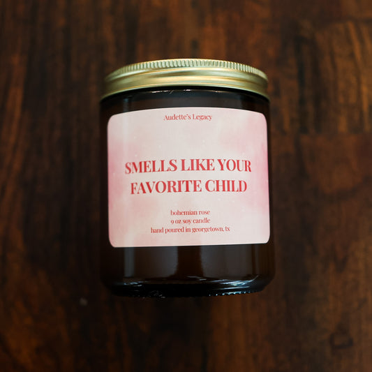Smells Like Your Favorite Child – Mother’s Day Candle