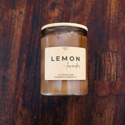 Lemon & Lavender Soy Candle