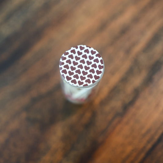 Mini Red Matchsticks in Glass Bottle