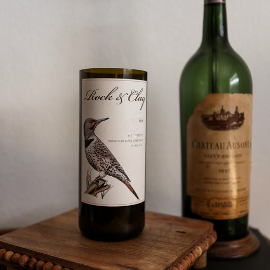 Urban Cowboy | Repurposed Wine Bottle Candle