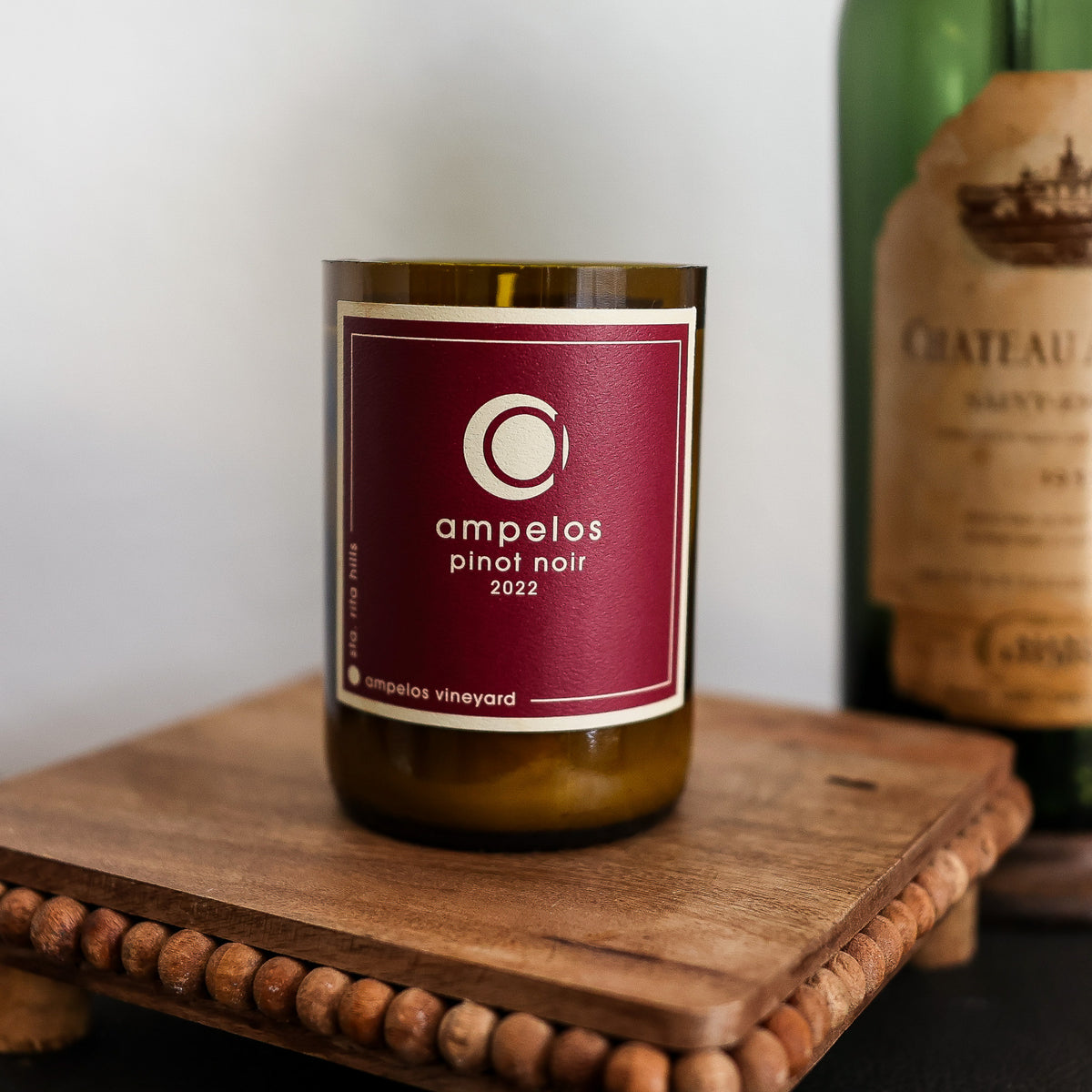 Urban Cowboy | Repurposed Wine Bottle Candle