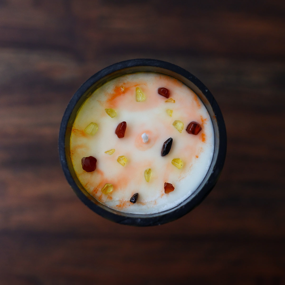 Orange Blossom | Repurposed Wine Bottle Candle