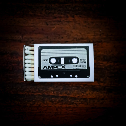 Vintage Cassette Tape Matches