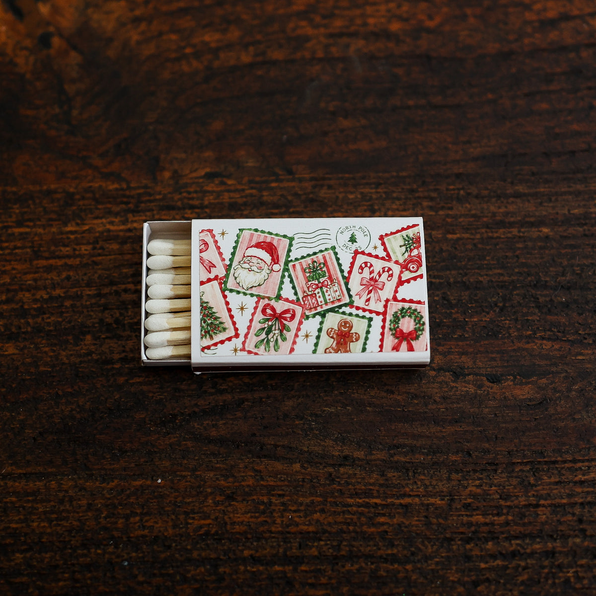Christmas Stamps Matchbox