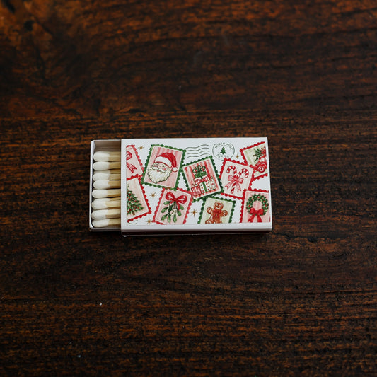 Christmas Stamps Matchbox