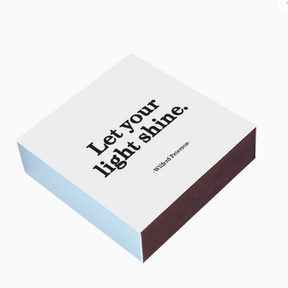 Let Your Light Shine Matchbox