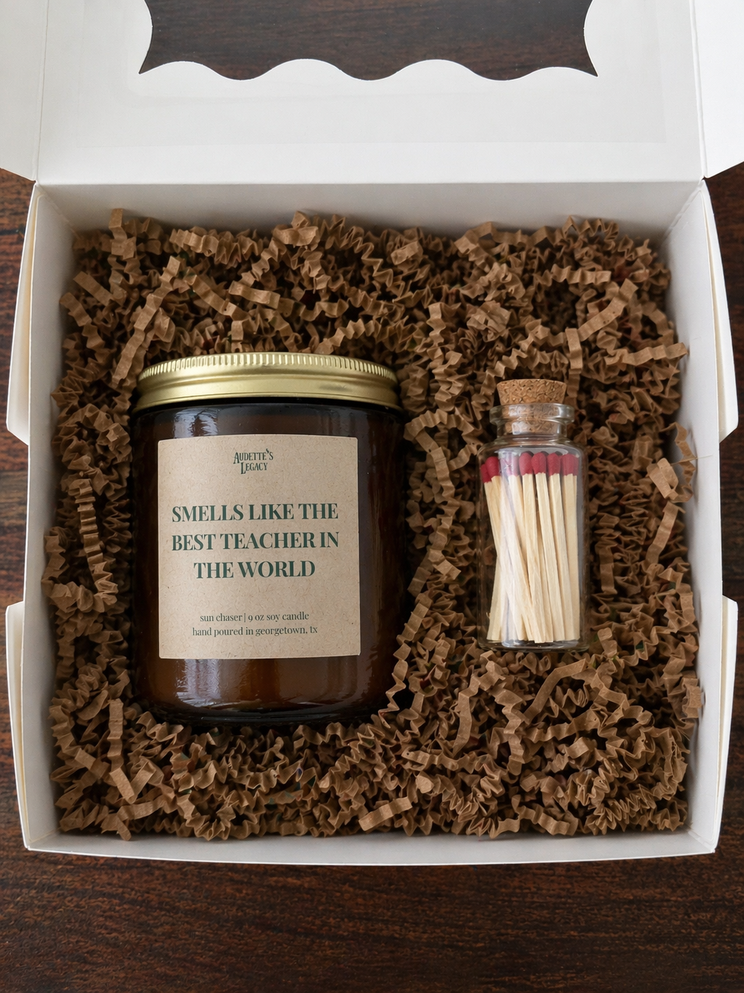 Best Teacher in the World Candle Gift Set