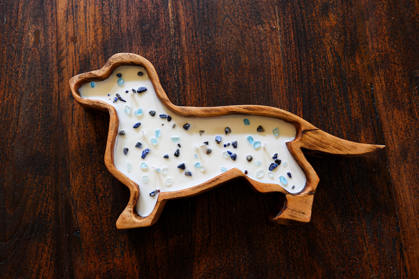 Dachshund Doughbowl Candle