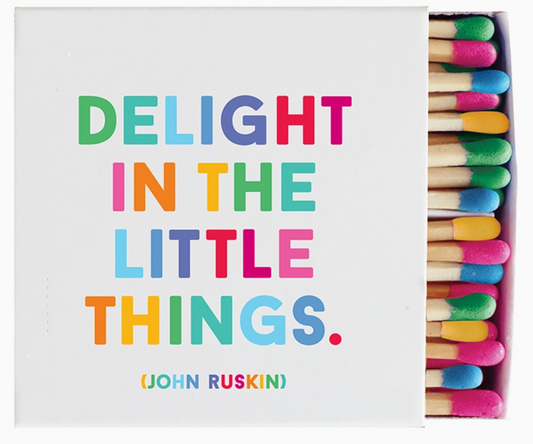 Delight in Little Things Matchbox