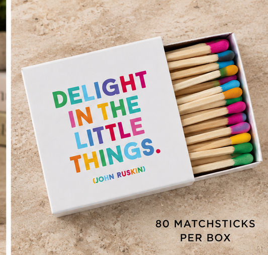 Delight in Little Things Matchbox