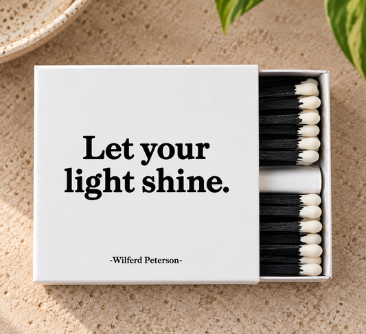 Let Your Light Shine Matchbox