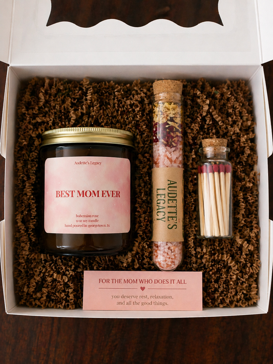 Best Mom Ever – Mother’s Day Candle Gift Set
